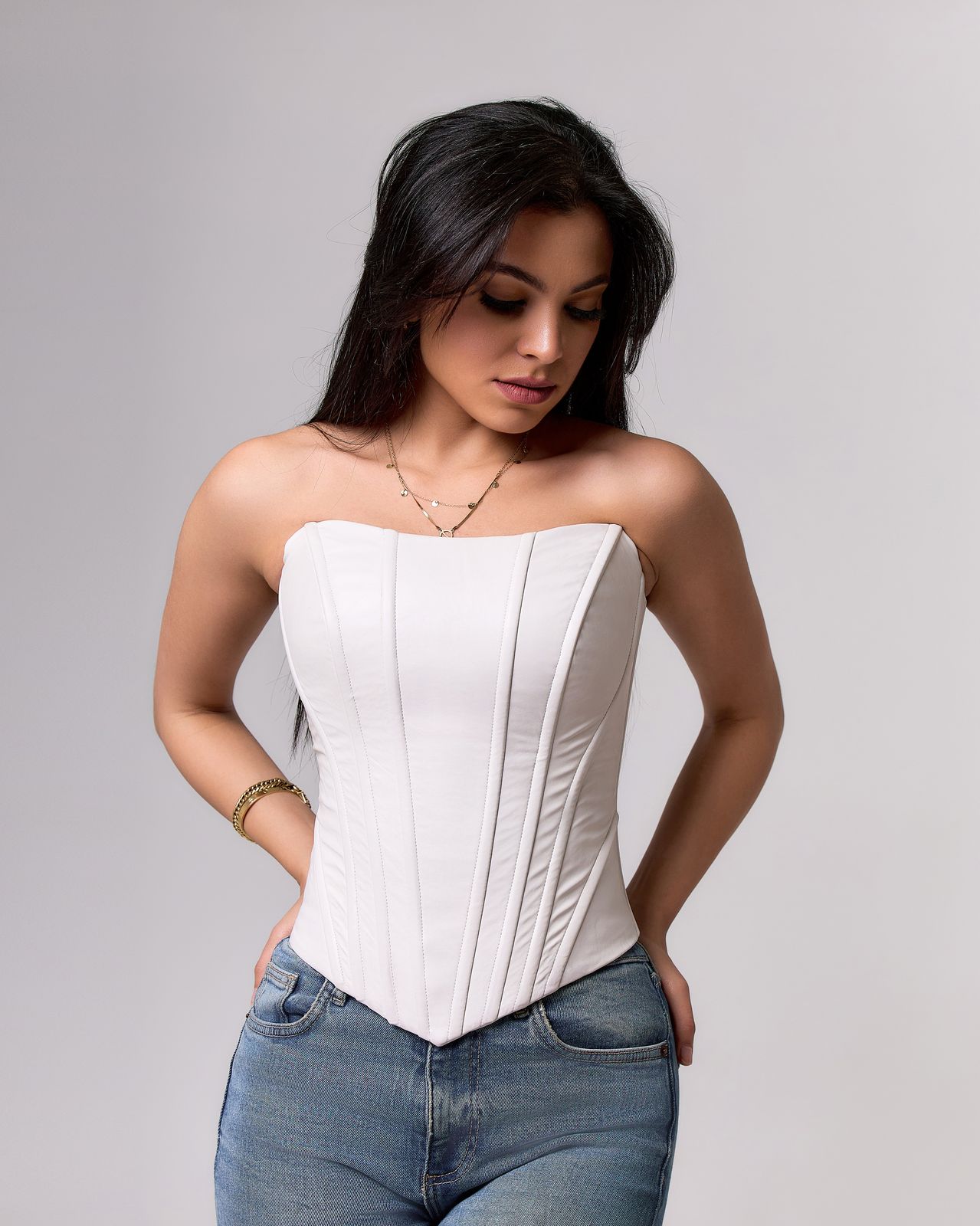 White corset